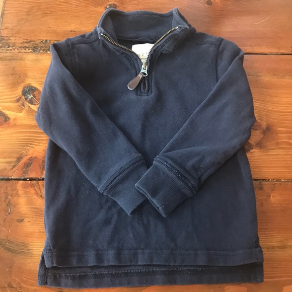 Crewcuts Navy half zip pullover - Picture 1 of 3